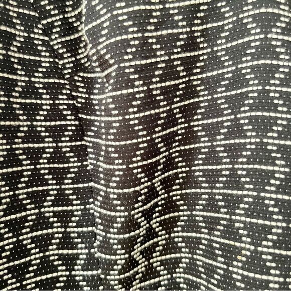 Banana Republic Black & White Geometric Print Fit & Flare Dress - Picture 6 of 8